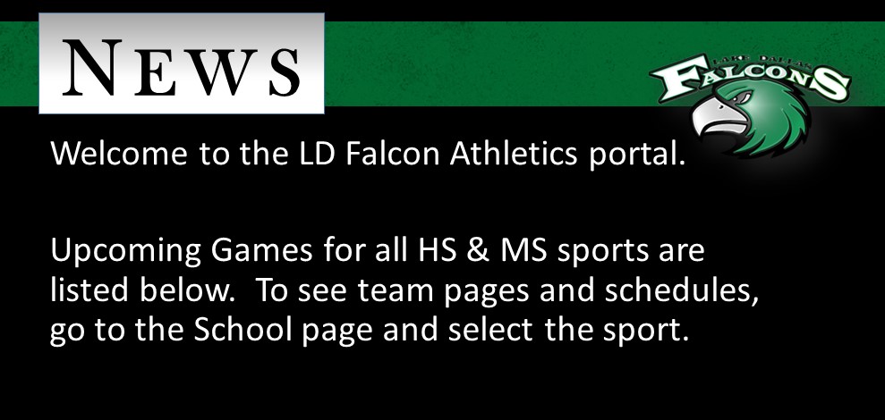 Welcome to Lake Dallas Athletics! #FalconProud