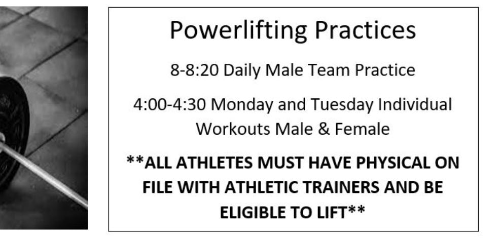 Powerlifting Practices and Times
